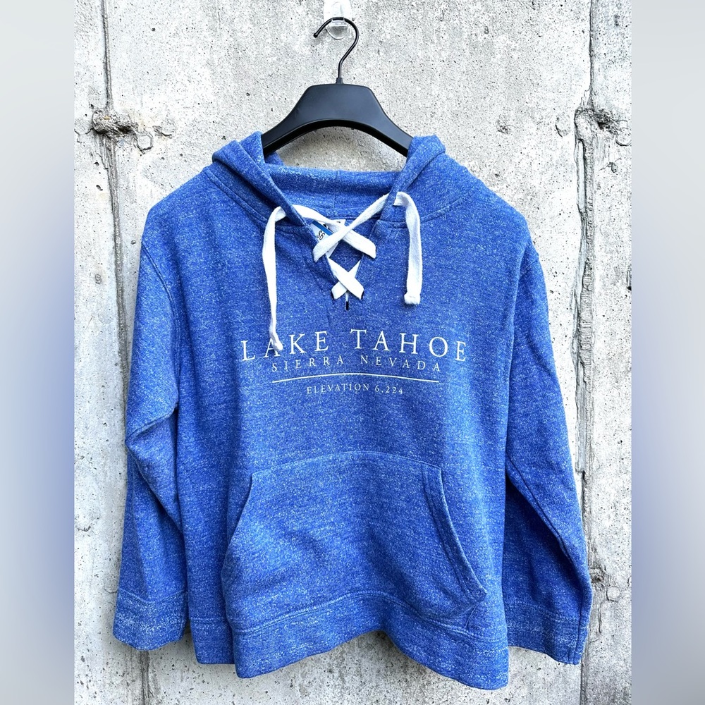 Lake Tahoe Women Sweater Hoodie - Blue
